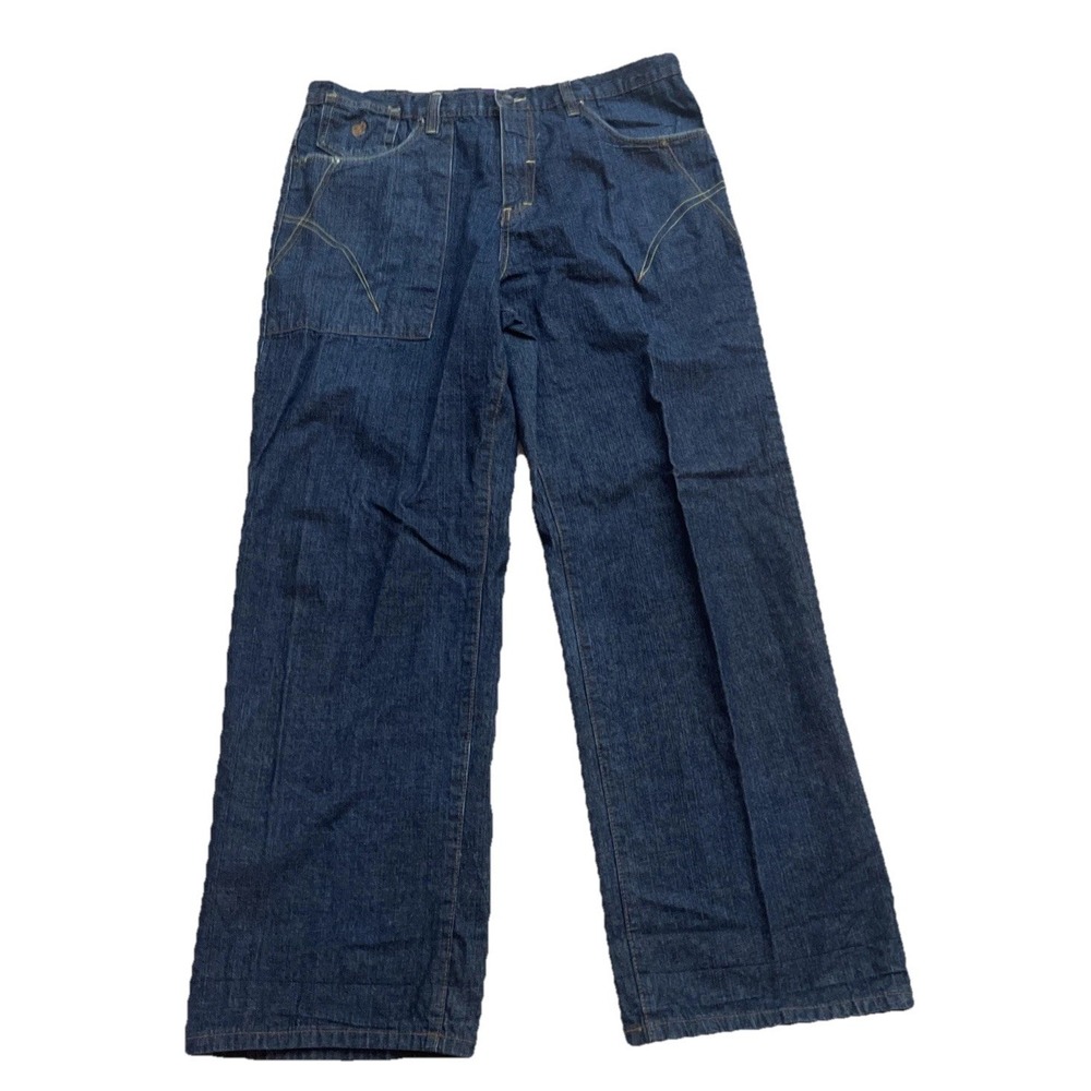 Vintage Y2K Rocawear Baggy Loose Wide Denim Jeans Distressed